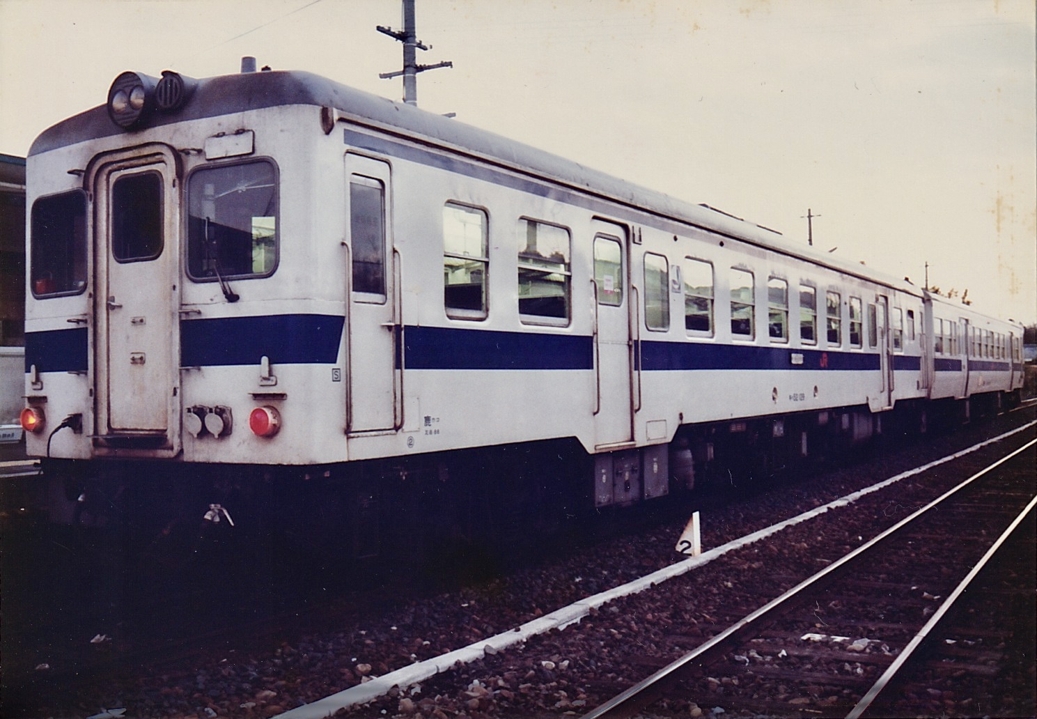 キハ52 129 福島今町駅 日南線 1993年