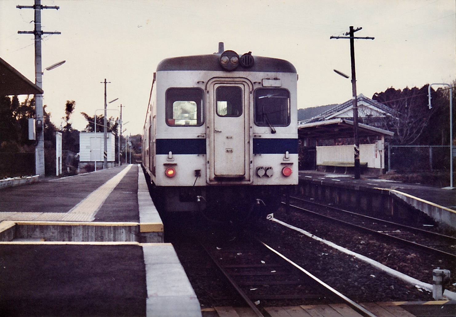 キハ52 129 福島今町駅 日南線 1993年