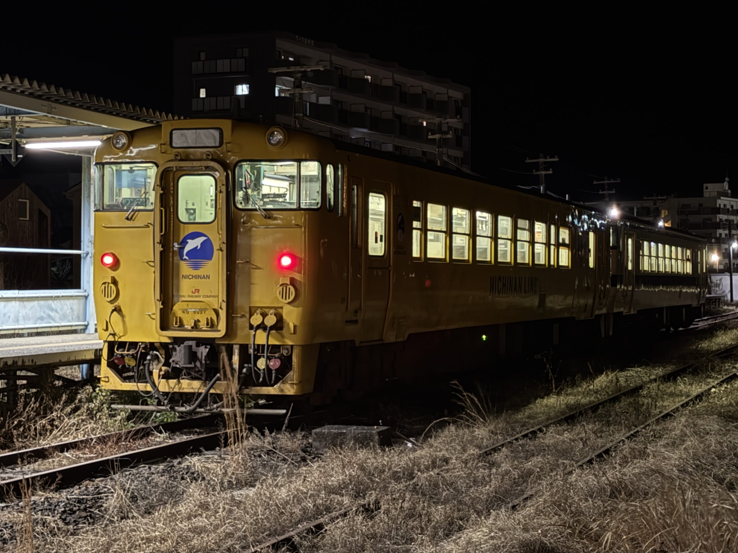 キハ40 8097 志布志駅 1月21日 日南線