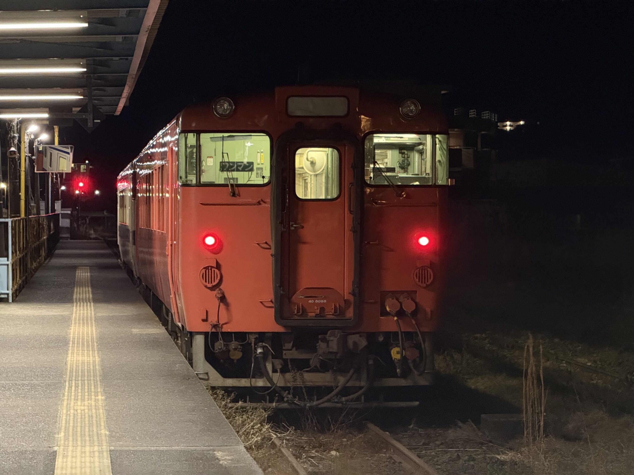 キハ40 8098 志布志駅 1月22日 日南線