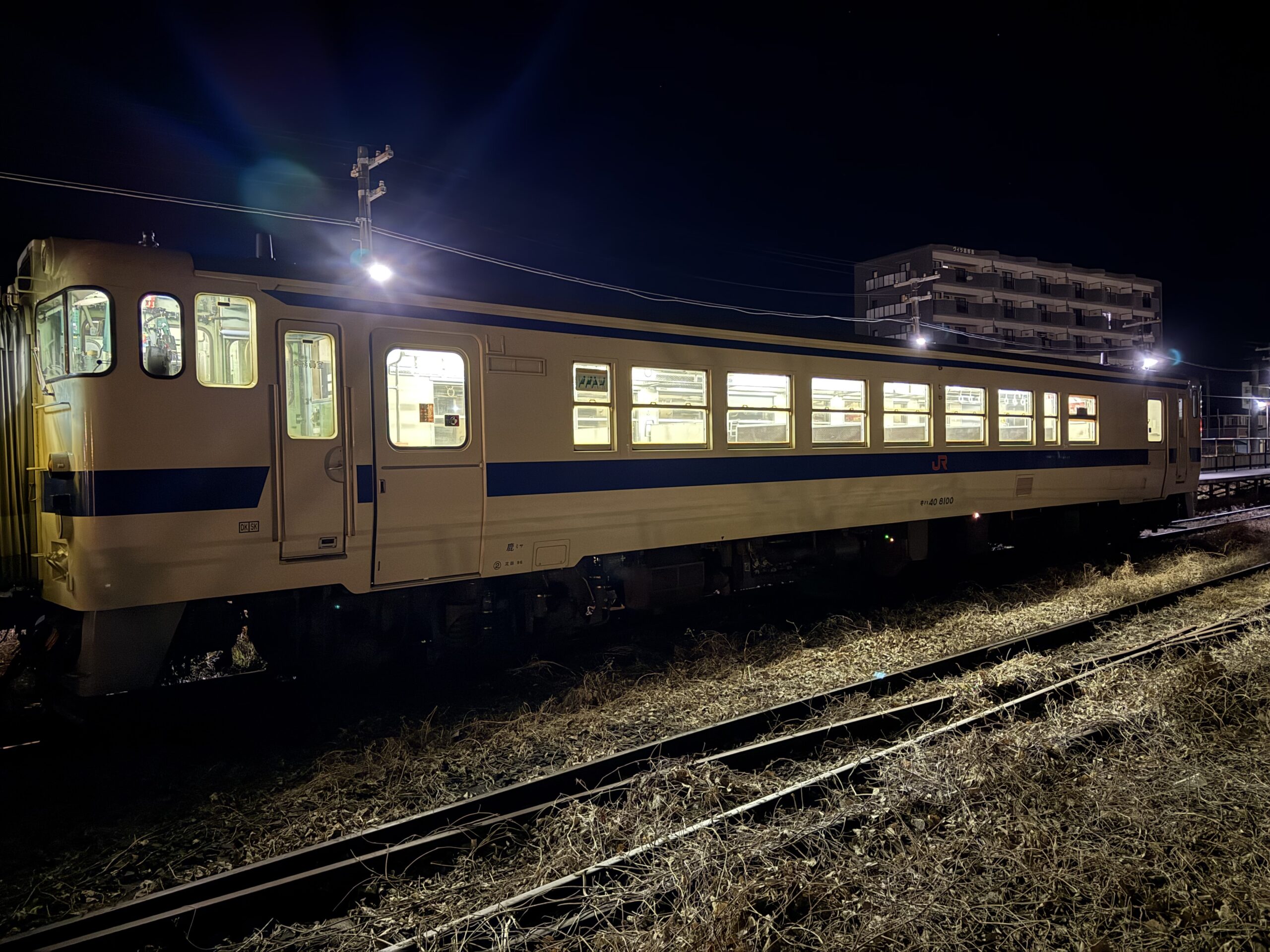 キハ40 8100 志布志駅 2月8日 日南線