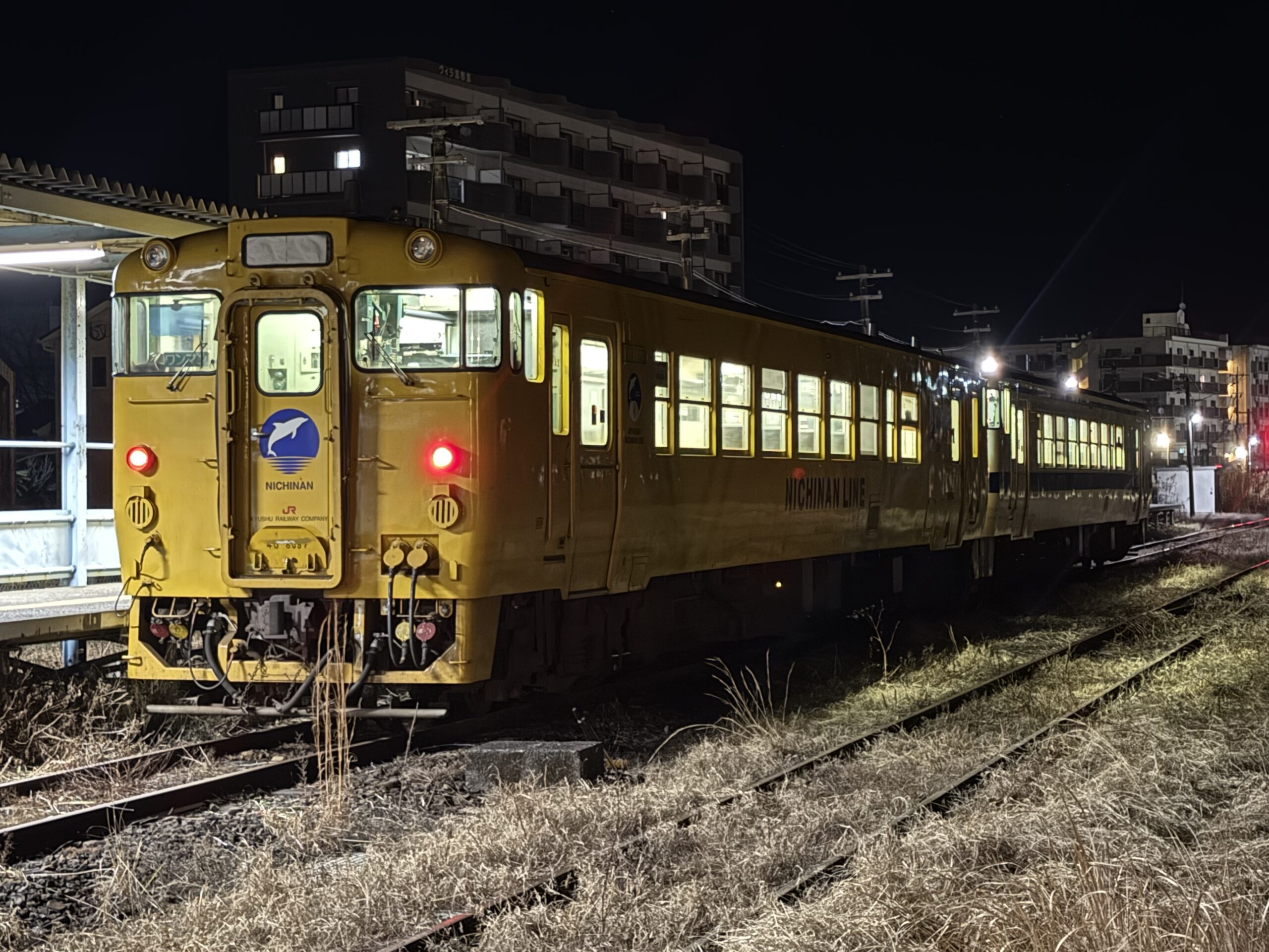 キハ40 8100 8097 志布志駅 2月14日 日南線