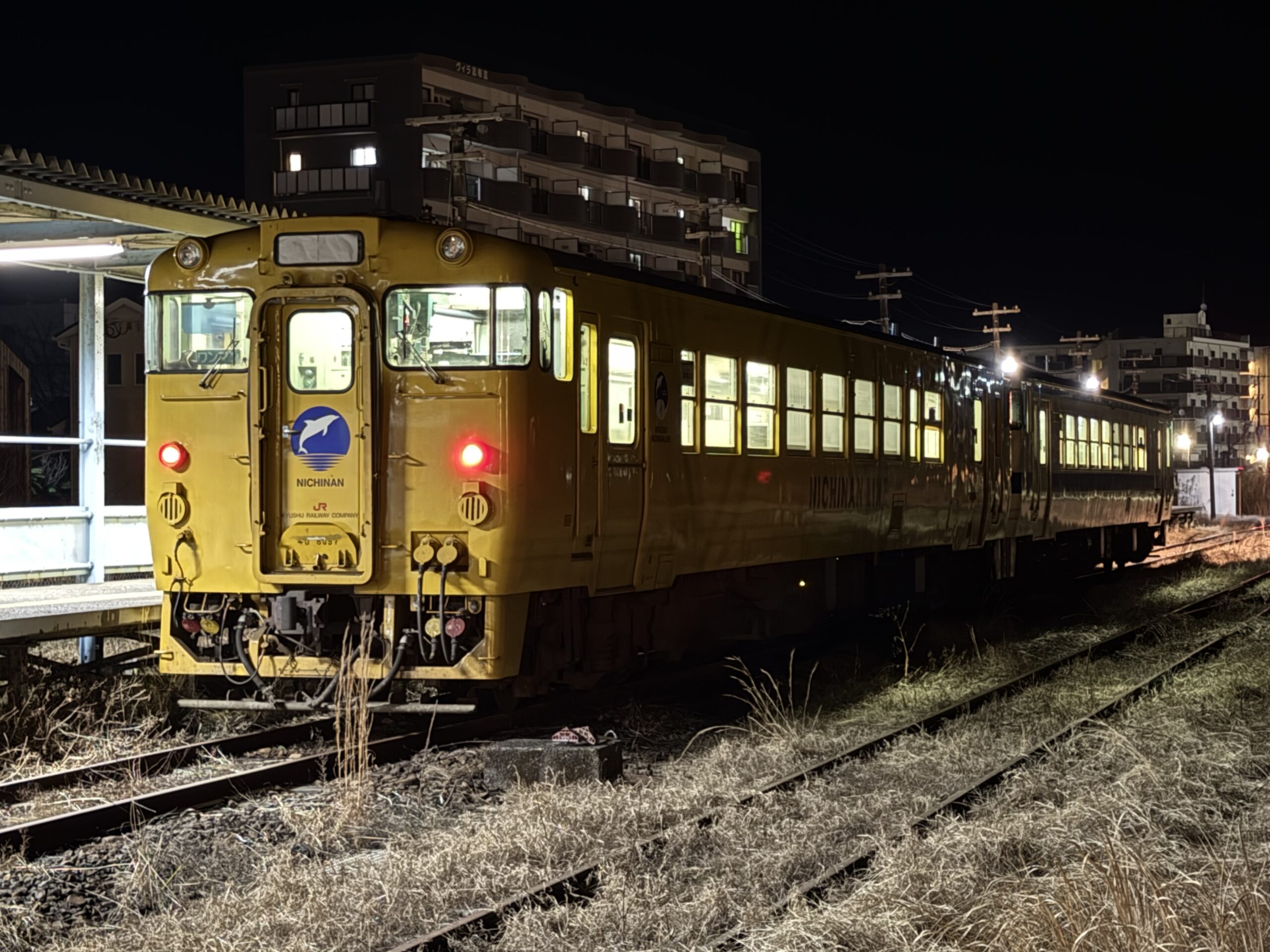 キハ40 8100 8097 志布志駅 2月20日 日南線