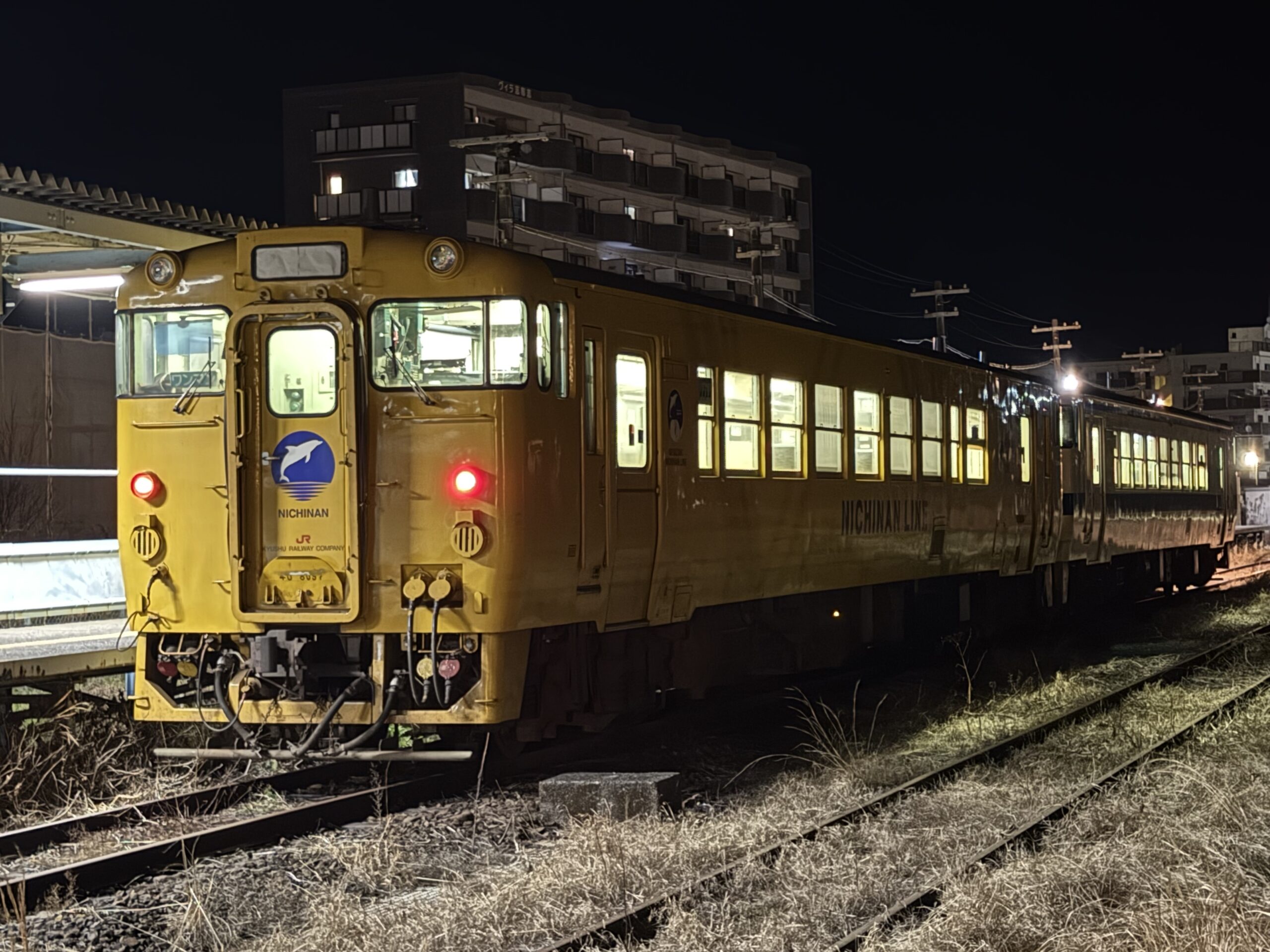 キハ40 8100 8097 志布志駅 2両編成 日南線