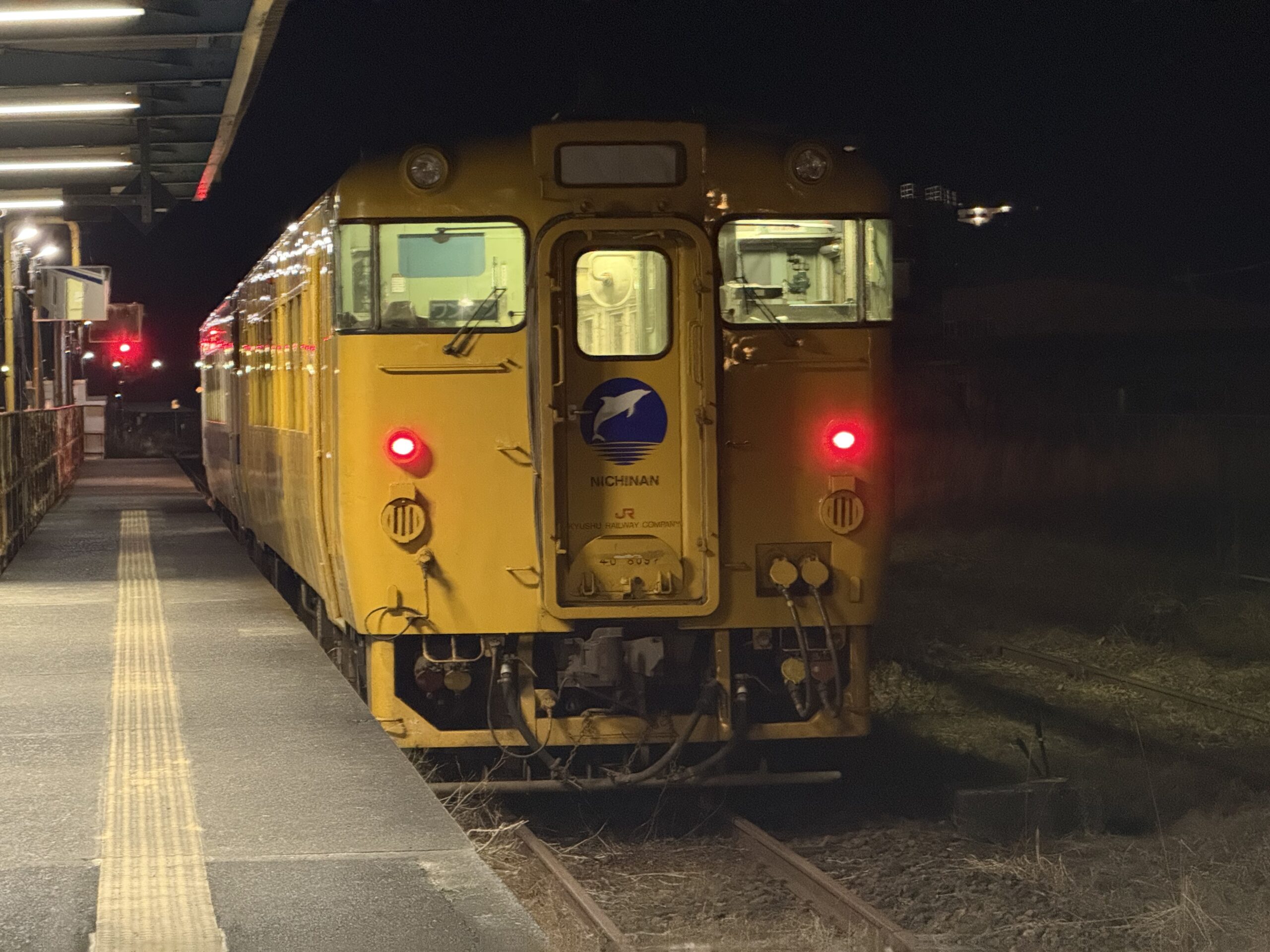 キハ40 8128 8097 志布志駅 2両編成 日南線