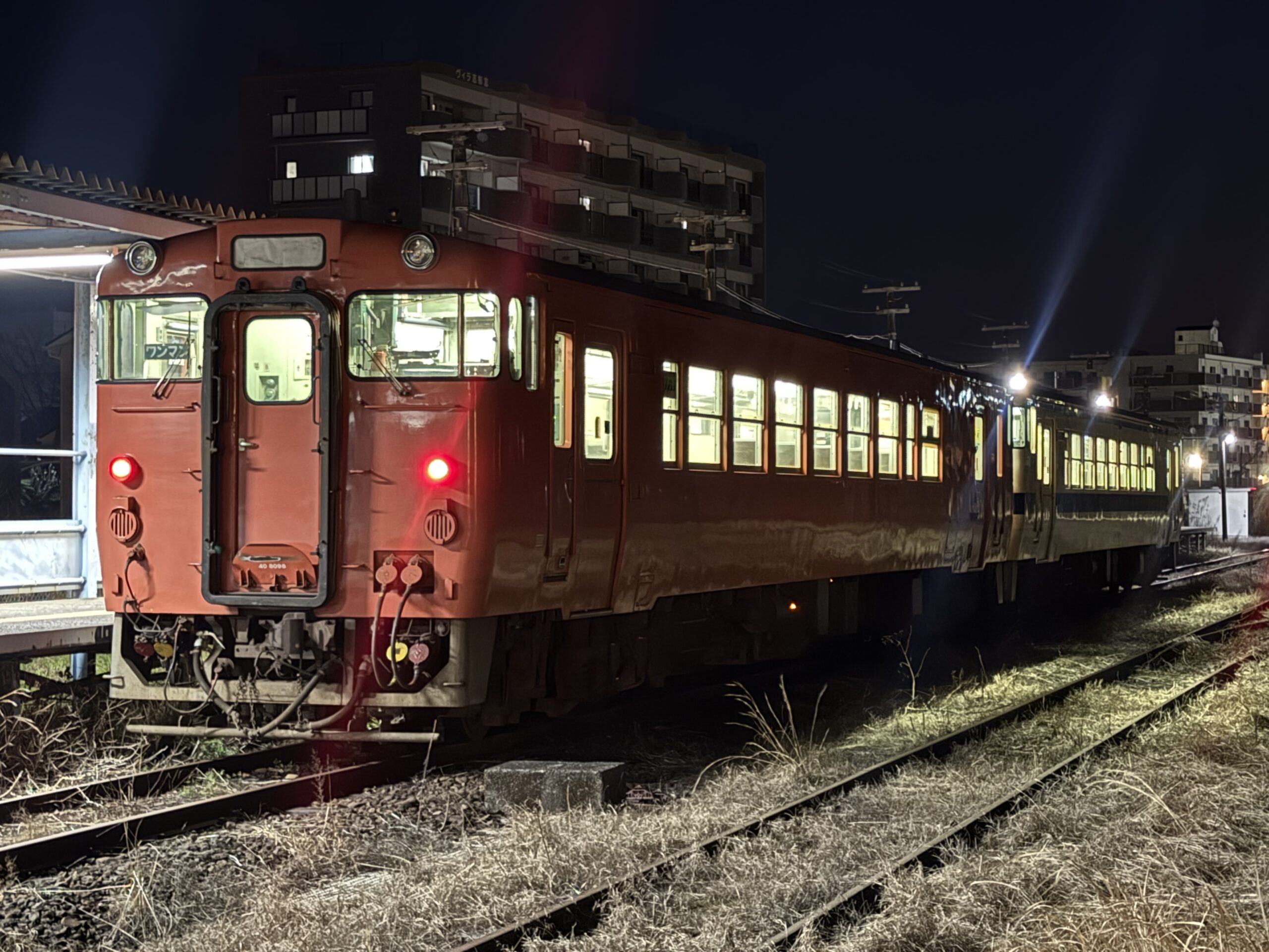 キハ40 8054 8098 志布志駅 タラコ 2両編成 日南線