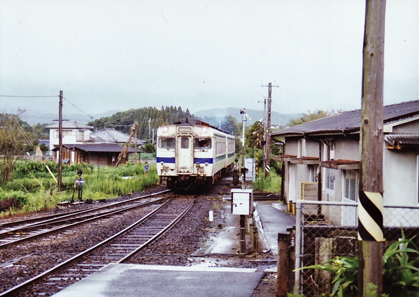 キハ28 2188 福島今町駅 1992年8月 日南線