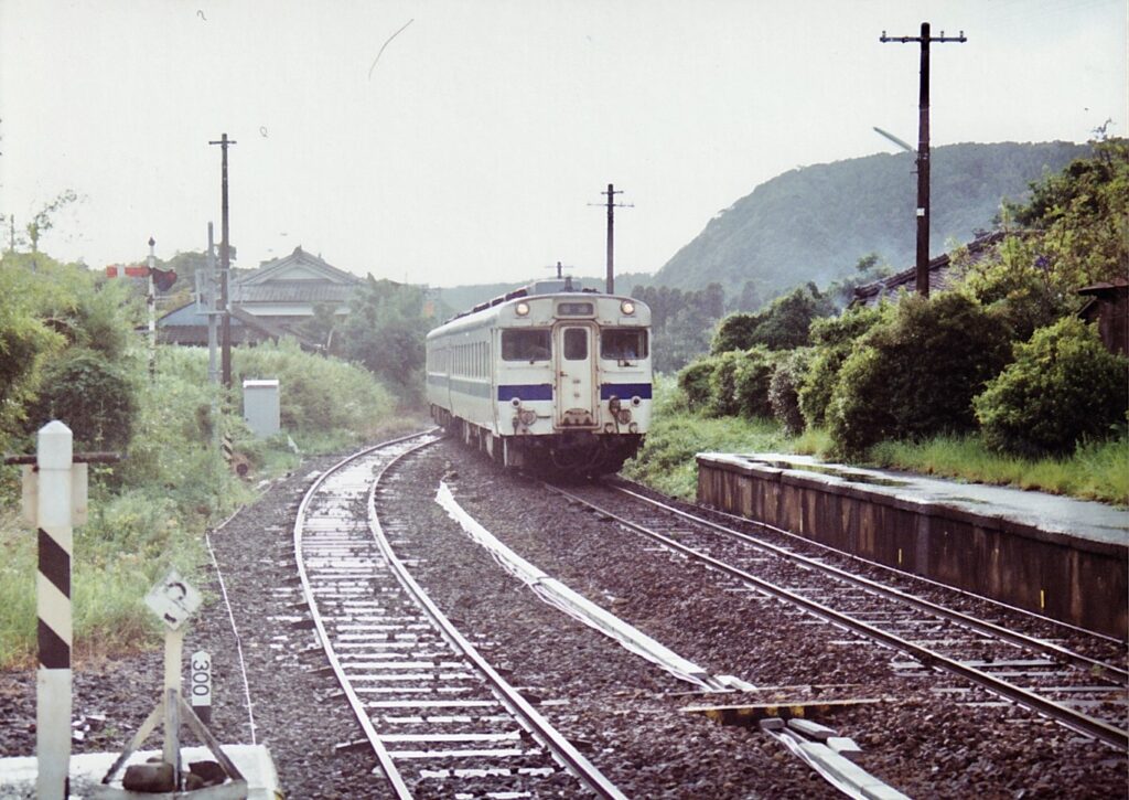 キハ58 192 福島今町駅 1992年8月 日南線
