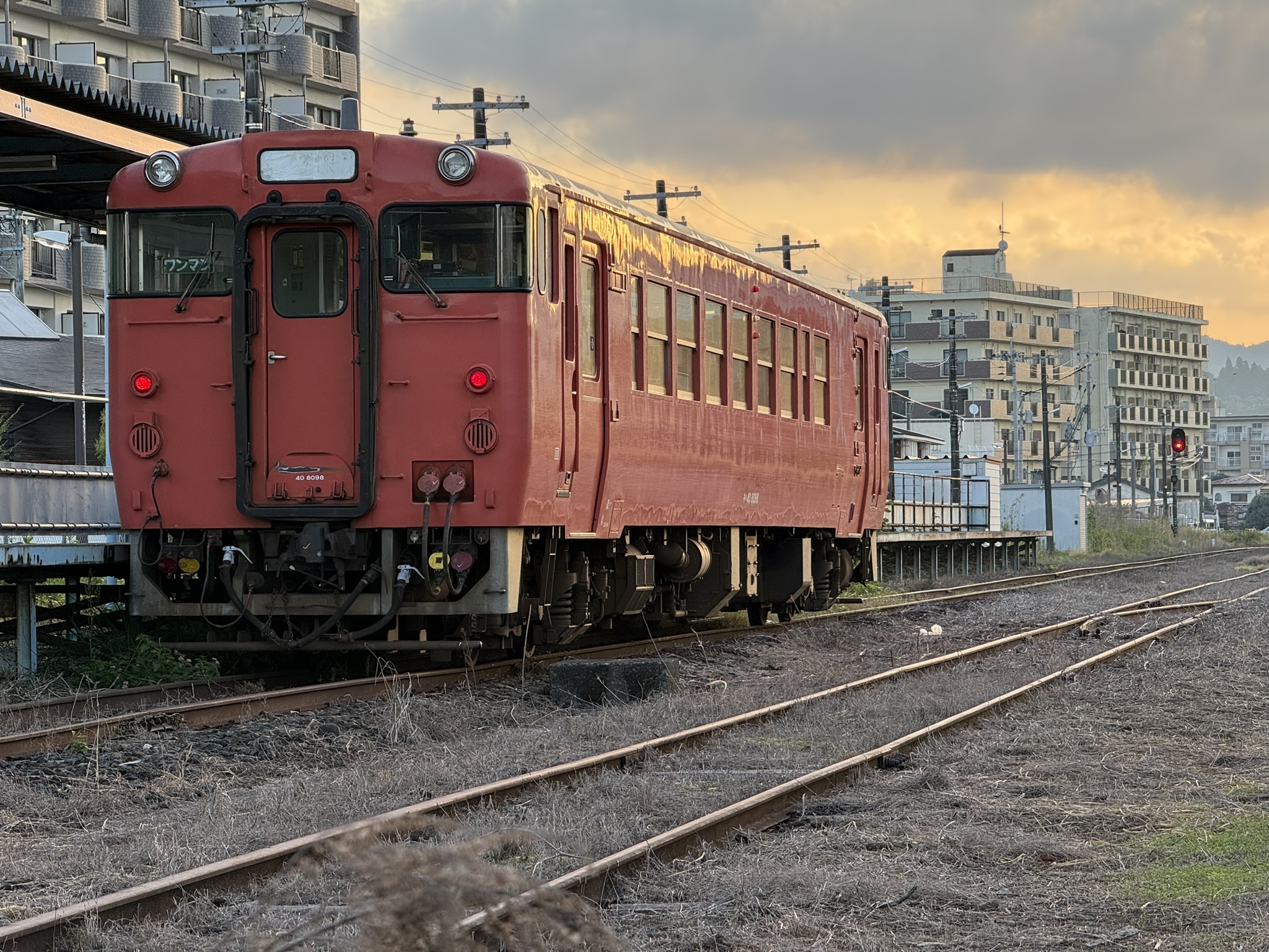 キハ40 8098 志布志駅 5月19日 日南線