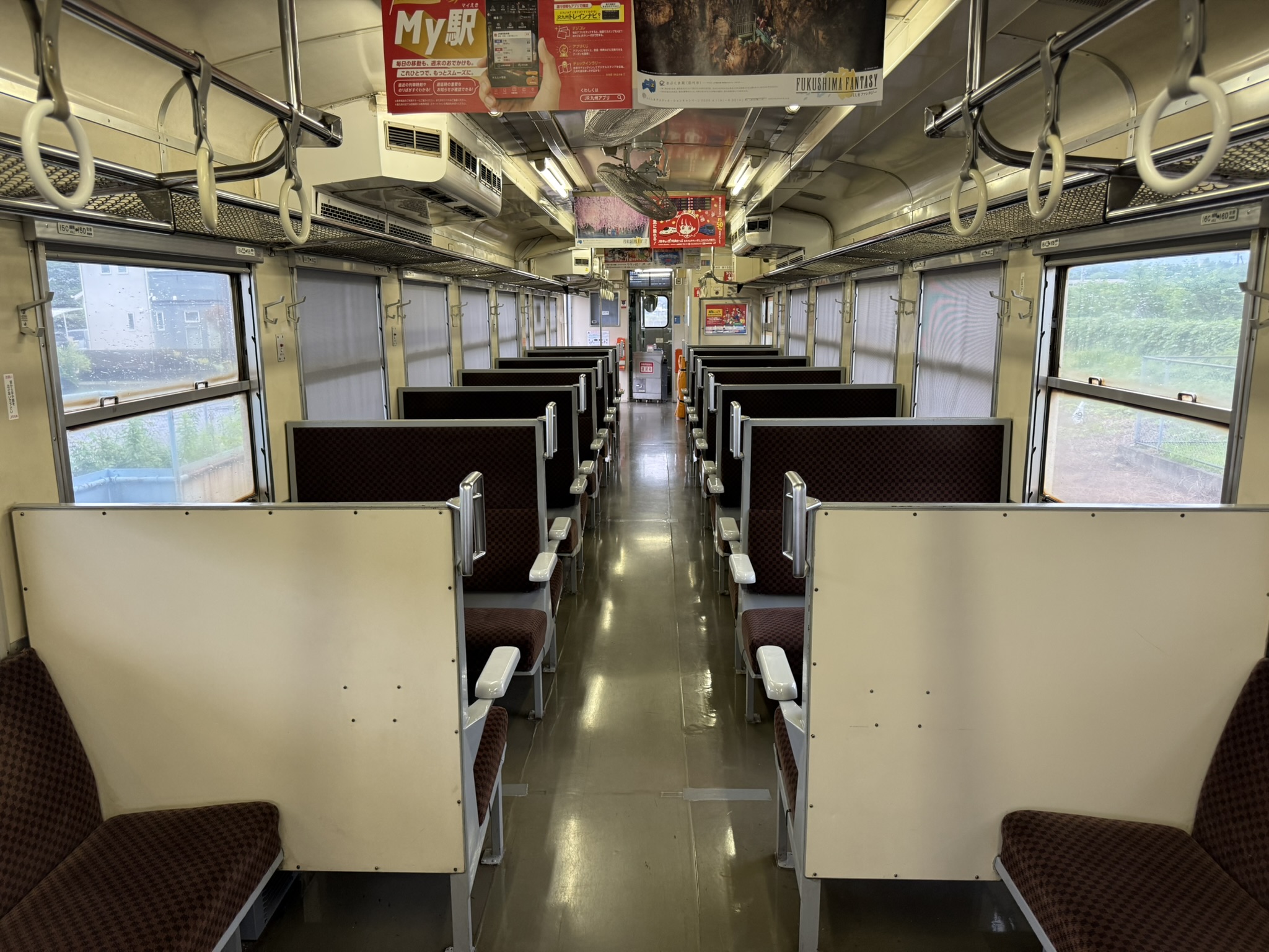 キハ40 車内 乗客なし 日南線末端区間