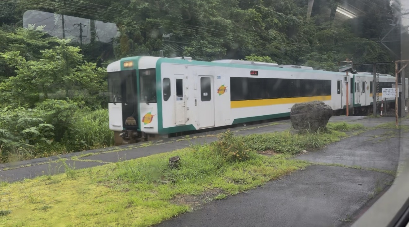 陸羽西線 余目付近 庄内平野