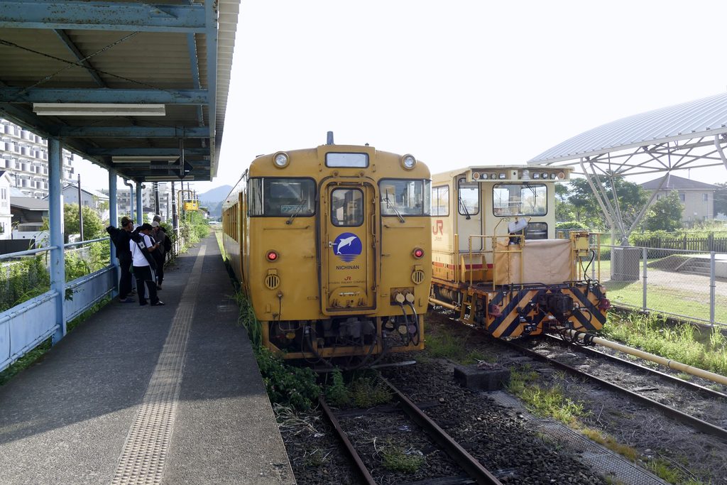 キハ40 8097 志布志駅